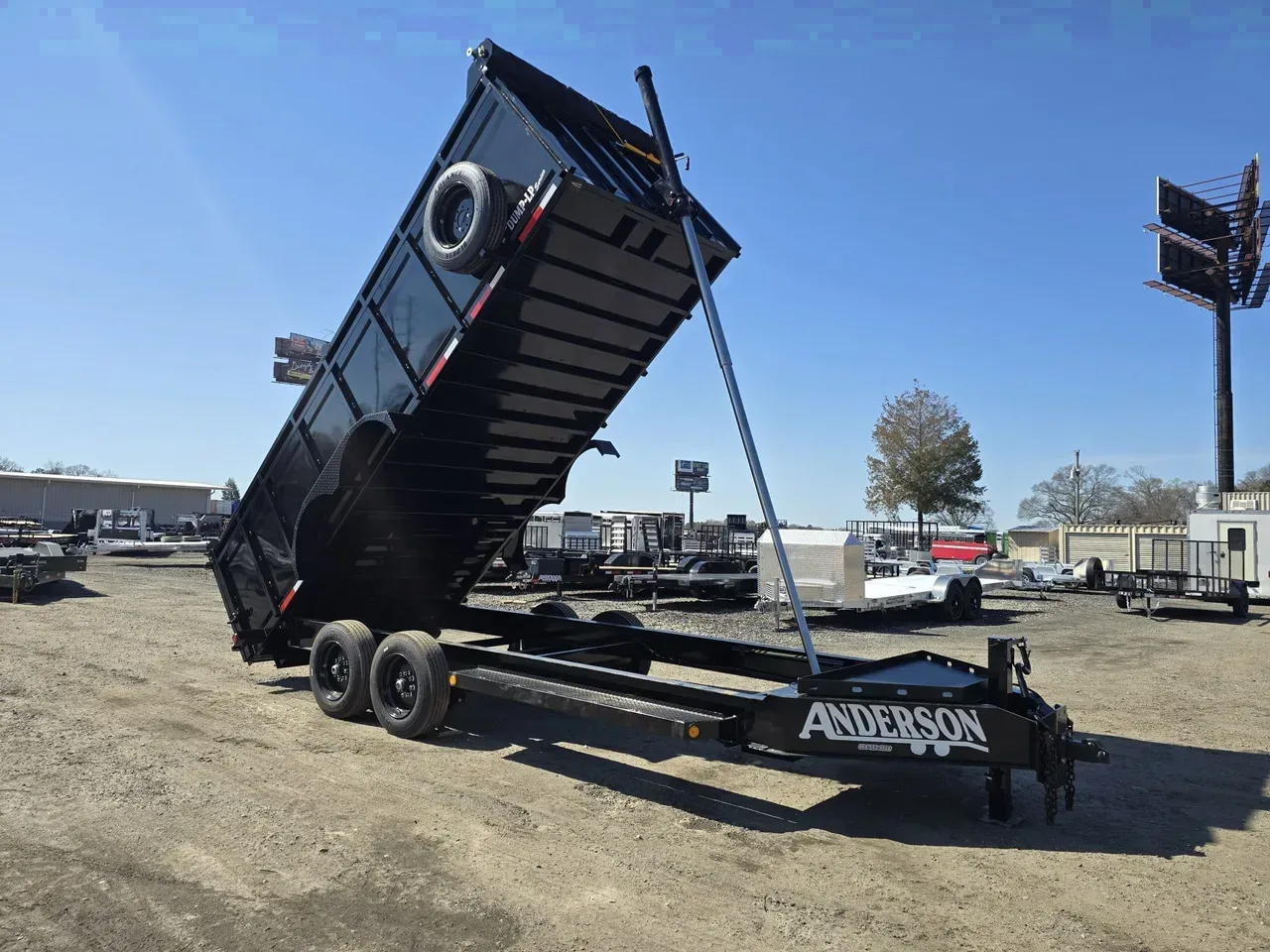 Dump Trailer 2026 7X18 Anderson trailers 7×18 16K 40″ Sides Telescopic Dump Trailer -dump718-105780 7 ft. x18 ft.