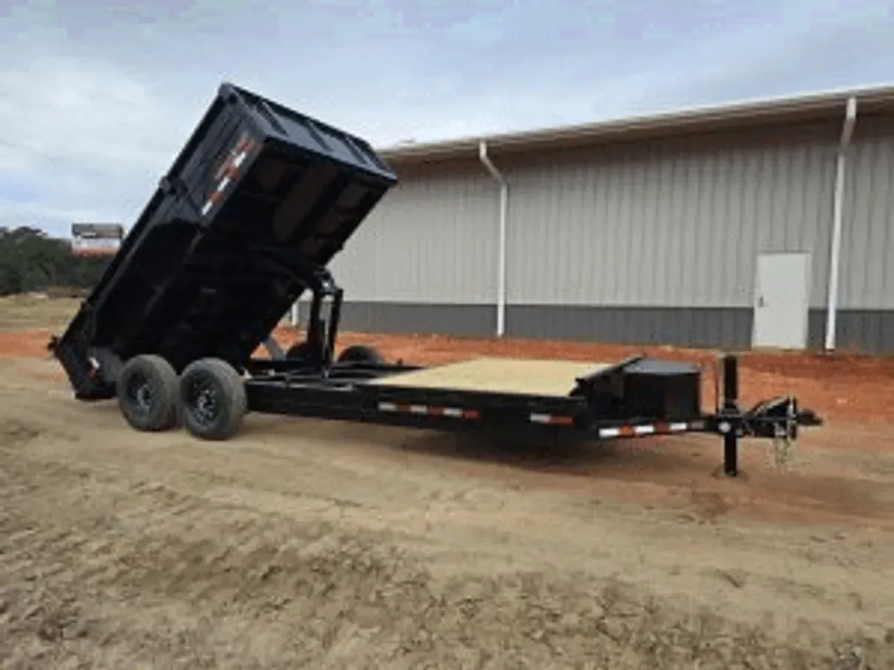Dump Trailer 2026 7X18 Midsota DUMP 18 FFRD 24 high side Low Pro dump trailer w ramps -DUMPFFRD18-126694 7 ft. x18 ft.