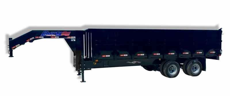 2025 Liberty 8x20 Heavy-Duty Gooseneck Dump Trailer