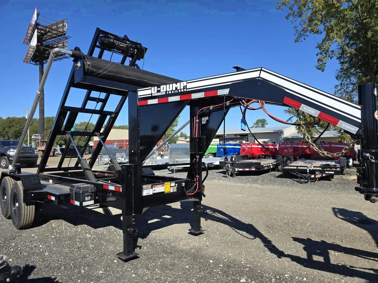 Dump Trailer 2025 X U-dump roll off dump trailer hauloff -DUMPROLLGN-ROLLOFF-010873-PKG-V1