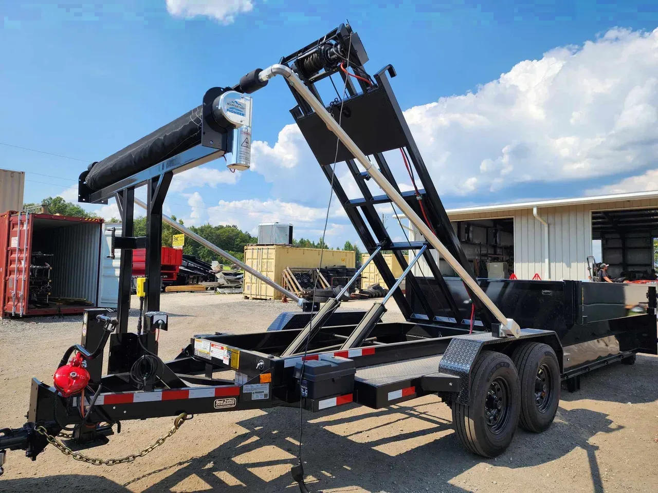 Dump Trailer 2025 X U-dump BP roll off dump trailer hauloff Dump Trailer-UDUMPROBP12-011317-PKG-V1