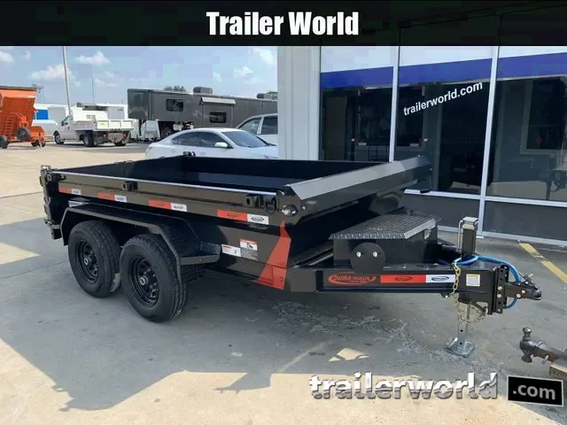 New 2025 5 x 10 Heavy-Duty Wide Body Dump Trailer - Tandem Axle