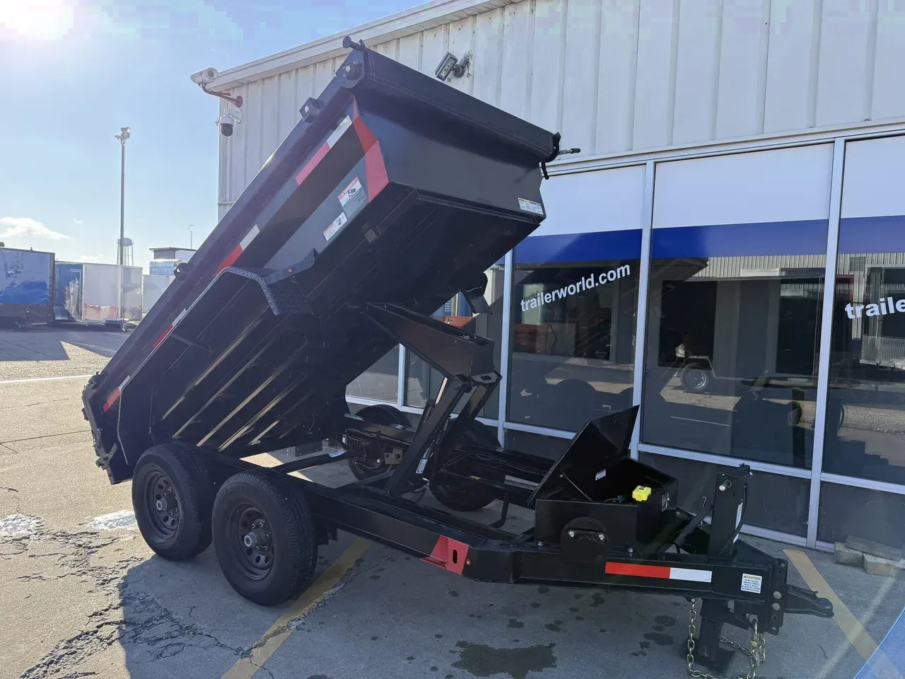 705289 - 2026 Hardcore 5' x 10' Scissor Lift (2)6K Axles Dump CLEARANCE Dump Trailer