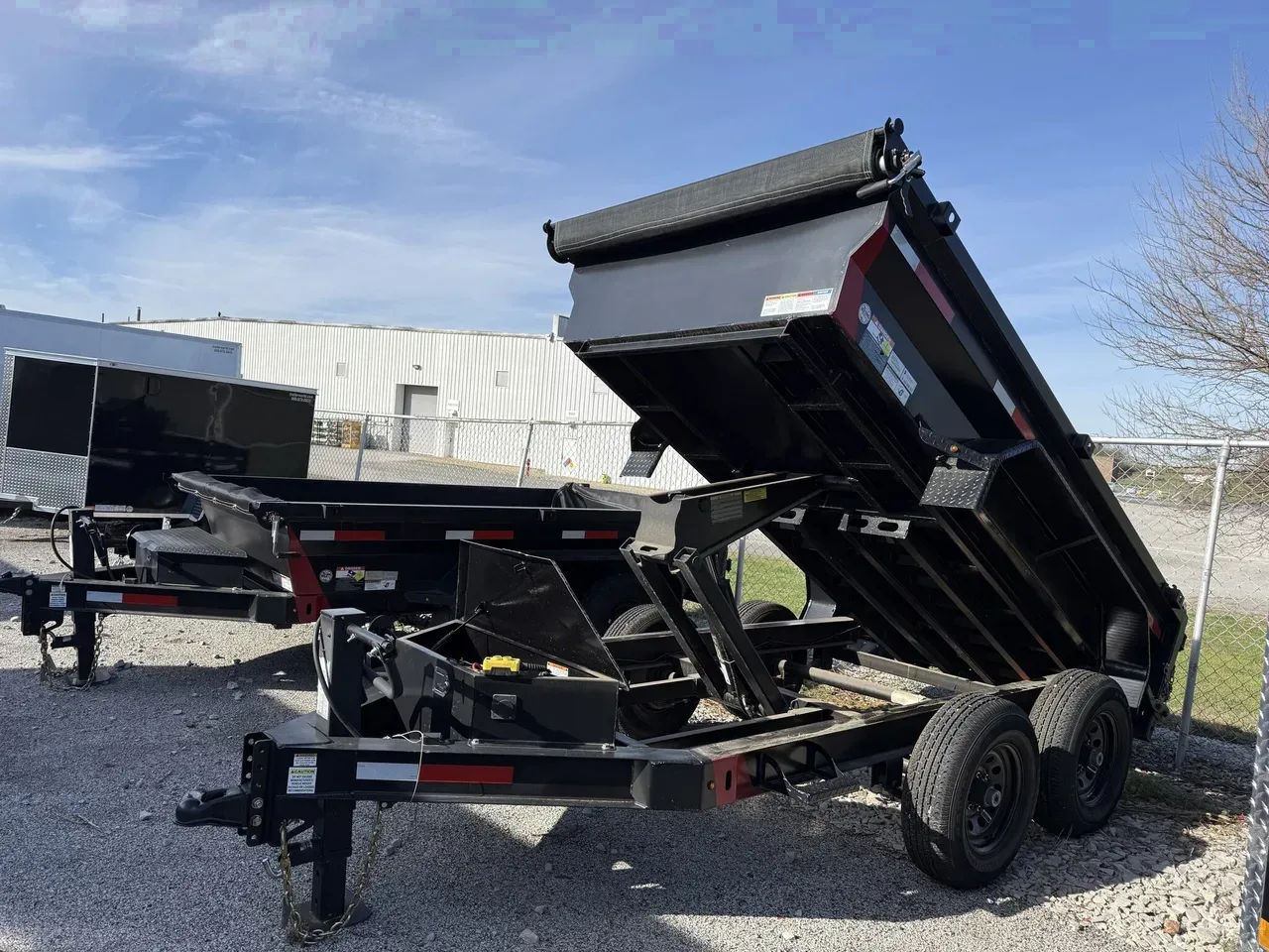 705297 - 2026 Hardcore 5' x 10' Scissor Lift (2)6K Axles Dump CLEARANCE Dump Trailer