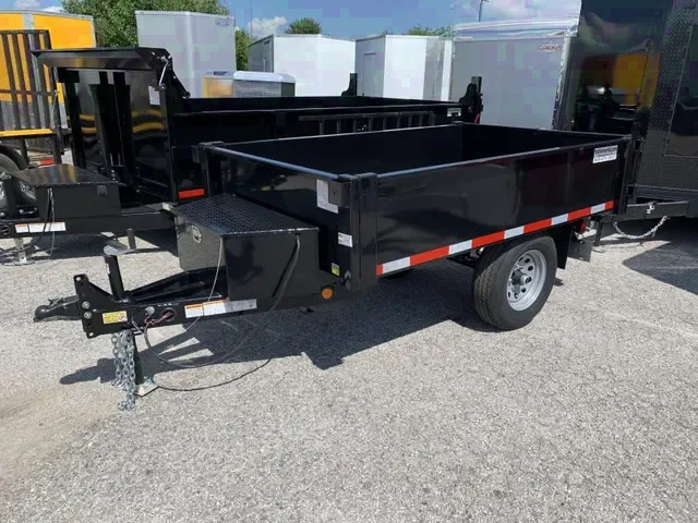 Compact 2025 5x8 Deck Over Single Axle Dump Trailer - Make an Offer!