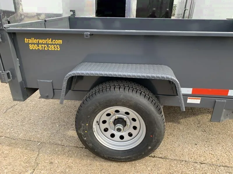 Versatile 2025 Gray 5x8 Dump Trailer - Tandem Axle Utility