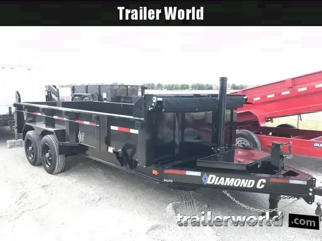 Robust 2022 Diamond C LPT16 6.5x16' Dump Trailer (18K GVWR) - Price Your Way!