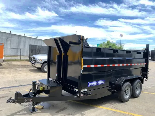2025 Sure-Trac 6.5x14 Telescopic Dump Trailer with 4' Sides - Make Offer