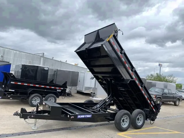 2025 Sure-Trac 6.5x14 LP 14K Scissor Dump Trailer