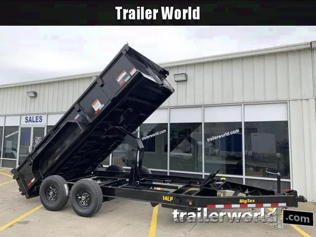 2022 Big Tex 14LP-14 Low Profile Dump Trailer with Tarp