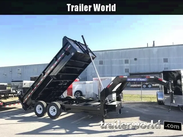 2025 Sure-Trac 6.5' x 14' Gooseneck HD Low Profile Dump Trailer