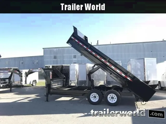 2025 Sure-Trac 6.5 x 16 HD Low Profile Gooseneck Dump Trailer