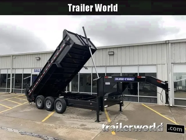 2025 Sure-Trac 6.5x16 Gooseneck Dump Trailer 21K GVWR - Make an Offer