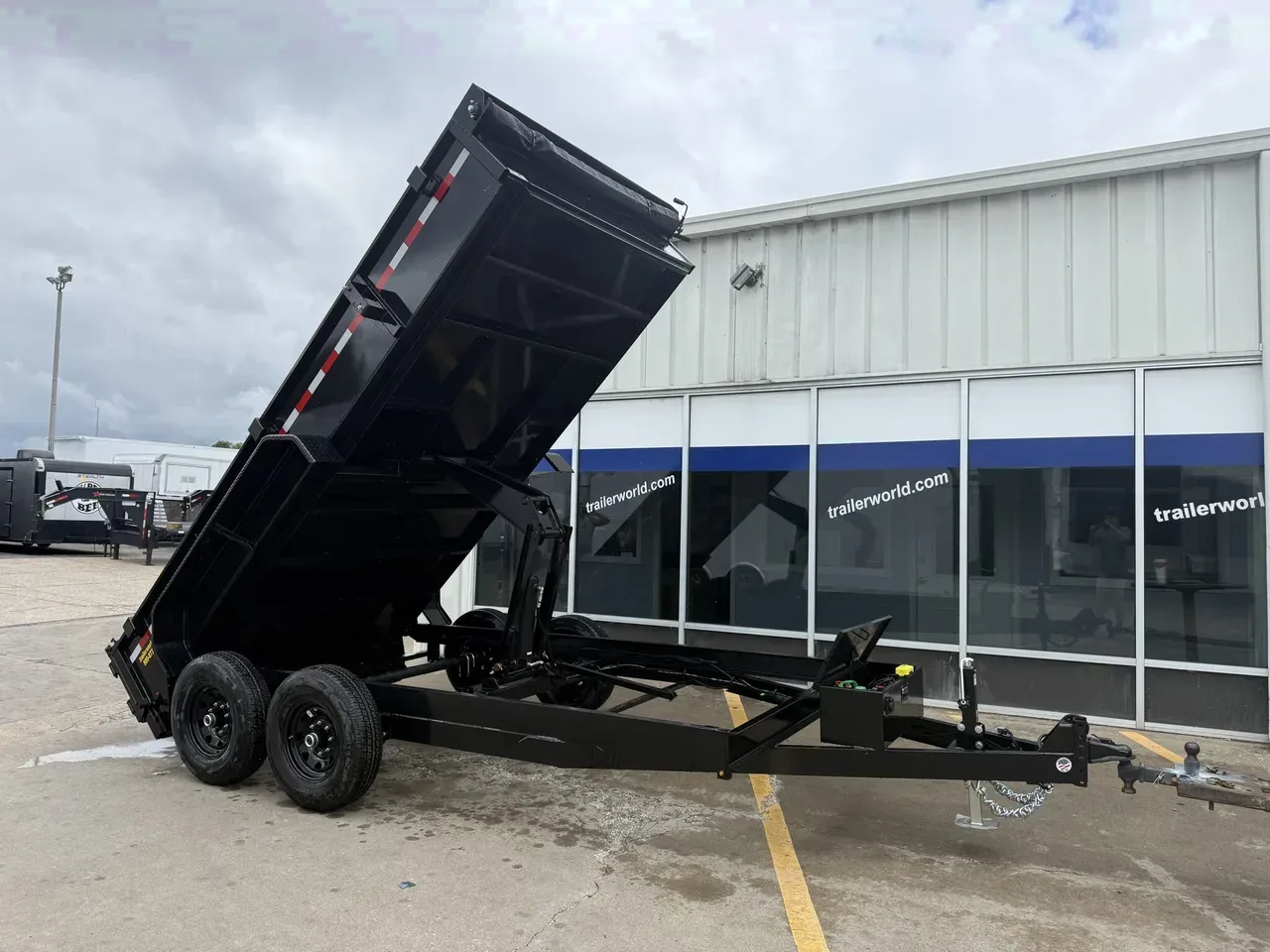 100832 - 2026 Punch Trailers 82" x 14' Scissor Lift Dump (2)7K Axles Dump Trailer