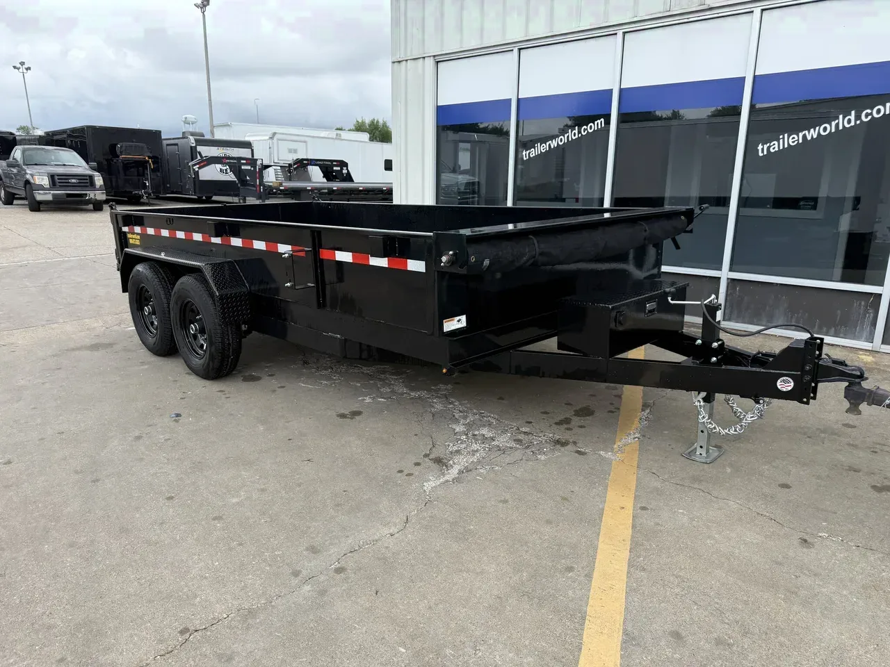 100216 - 2026 Punch Trailers 82" x 14' Scissor Lift Dump (2)7K Axles Dump Trailer