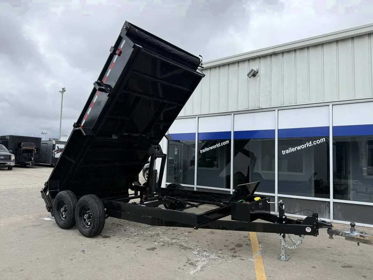 100219 - 2026 Punch Trailers 82" x 14' Scissor Lift Dump (2)7K Axles Dump Trailer