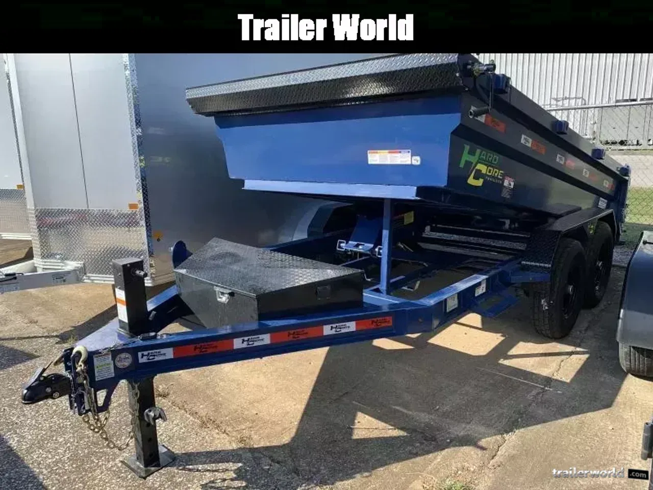 028333 - 2025 Hardcore Wide Body Scissor (2)7K Axles 12' Dump CLEARANCE Dump Trailer