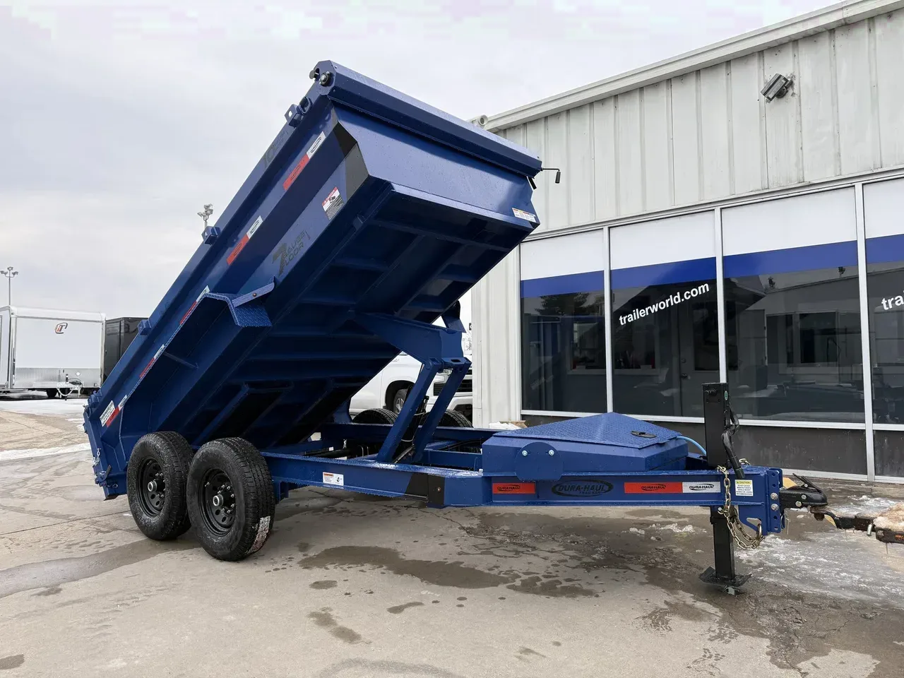 011594 - 2026 Dura-Haul (2)7K Axles Wide Body Scissor Lift 12' Dump Dump Trailer