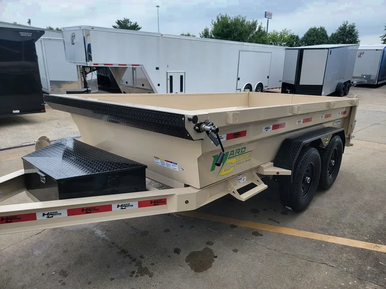 028913 - 2026 Hardcore 6' x 12' Bumper Pull Scissor Lift Dump Dump Trailer