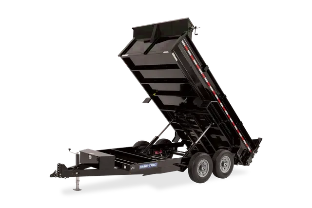 2025 Sure-Trac 7x12 HD Low Profile Dump Trailer 12K Dual Ram - Bowling Green, KY