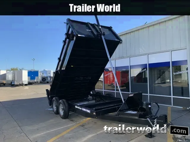 2025 Sure-Trac 82 IN x 14 HD Low Profile Dump Trailer  14K Telescopic