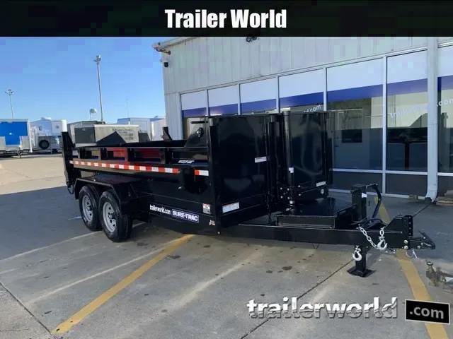 2025 Sure-Trac 82 IN x 14 HD Low Profile Dump Trailer  14K Telescopic