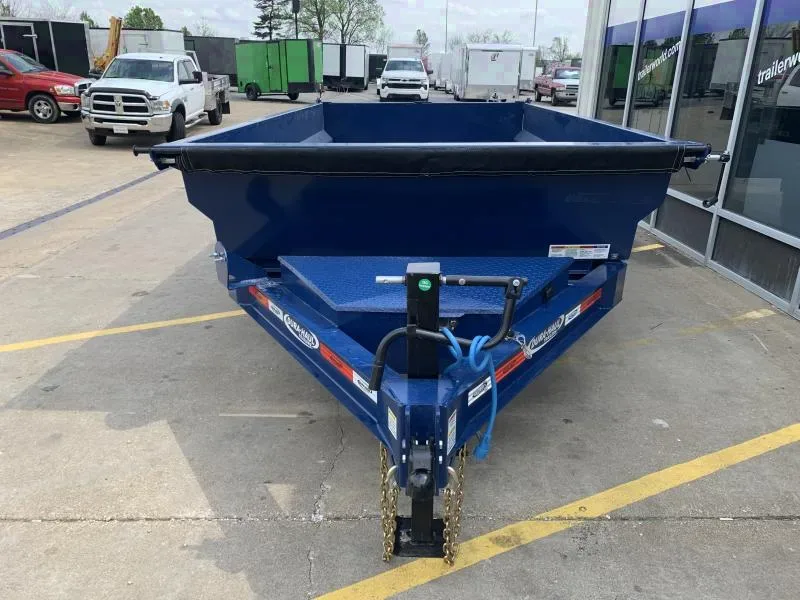 2025 Dura-Haul 7 x 14 Blue Bumper Pull Dump Trailer