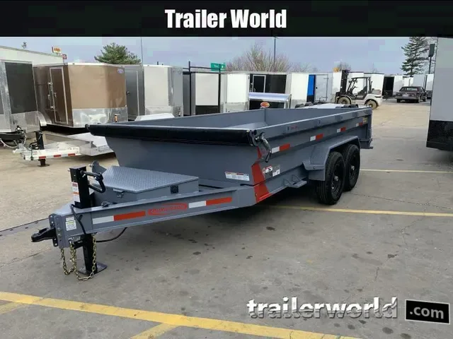 2025 Dura-Haul 7x14 Dump Trailer - Gray - Make an Offer!