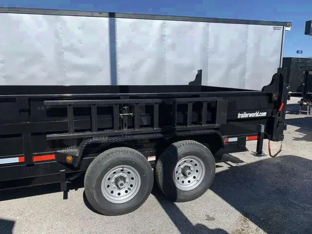 2025 Quality Steel 7x14 Bumper Pull Dump Trailer - 14K GVWR