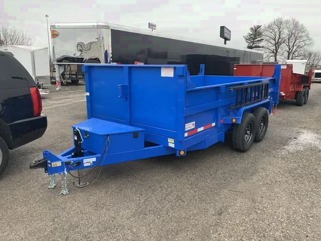 2025 7x14 14K GVWR Blue Dump Trailer - Bowling Green, KY
