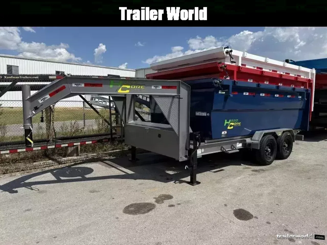 028585 - 2026 Hardcore (2)7K Axles Gooseneck 7' x 14' Roll Off Dump Dump Trailer
