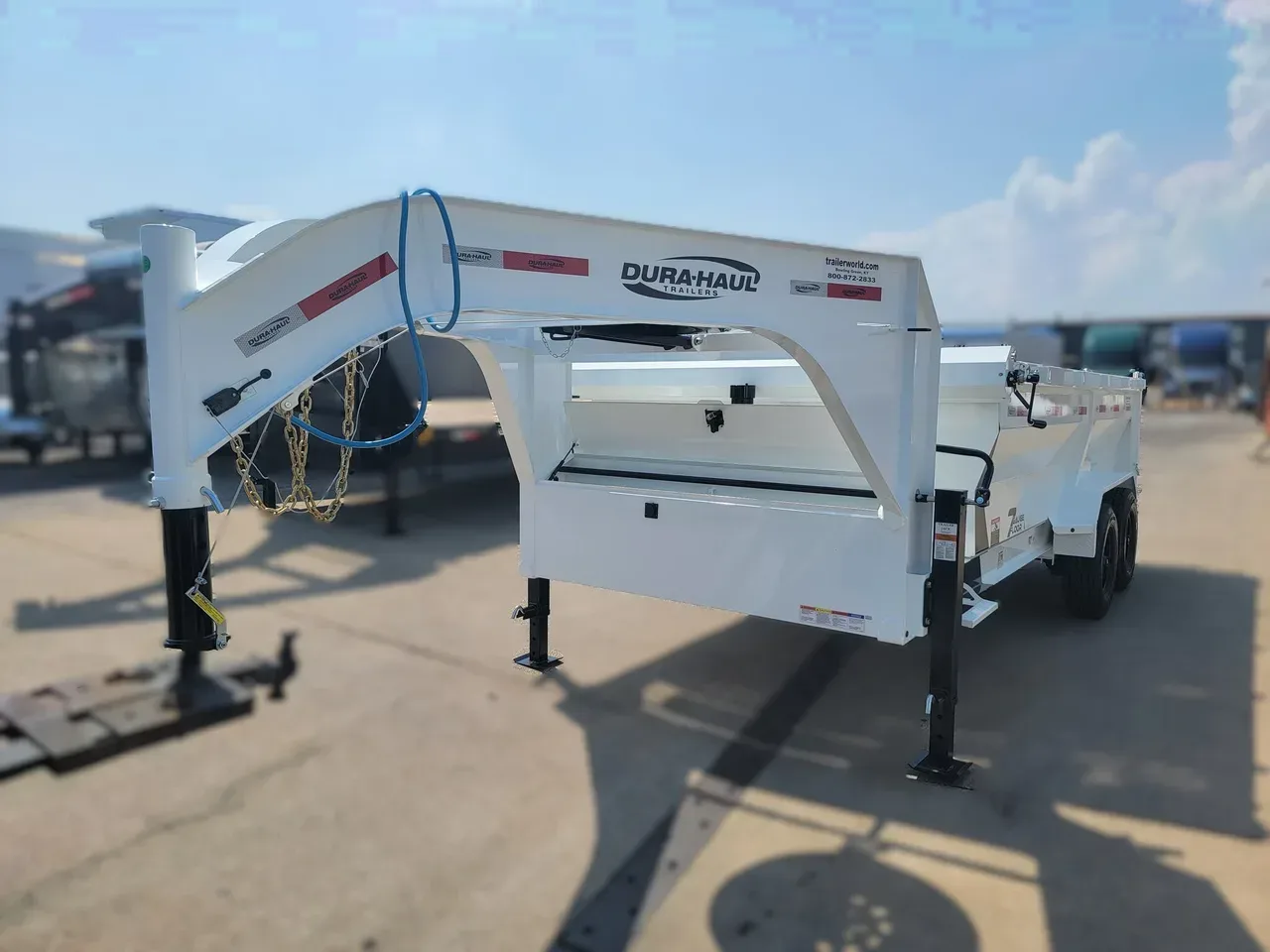 012143 - 2027 Dura-Haul Gooseneck Telescopic Dump Trailer 7' x 14' Dump Trailer