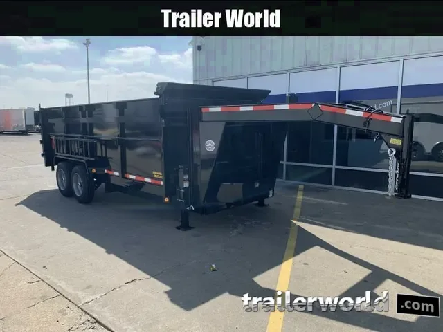 2025 7x16 Gooseneck Dump Trailer 16K GVWR - Offer Welcome