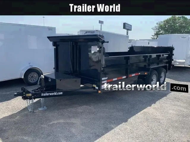 2025 7x16 Dump Trailer 14K GVWR with Special Ramps - Offer Invited!