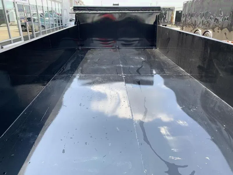 2025 Quality Steel 7x16 Gooseneck Dump Trailer - 14K GVWR