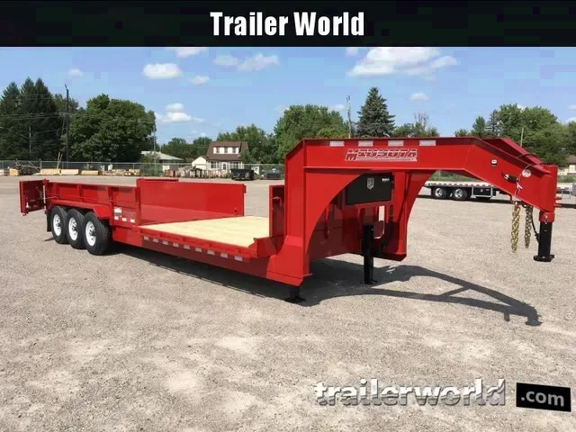 Heavy-Duty 2025 Midsota 7x22 Gooseneck Dump Trailer