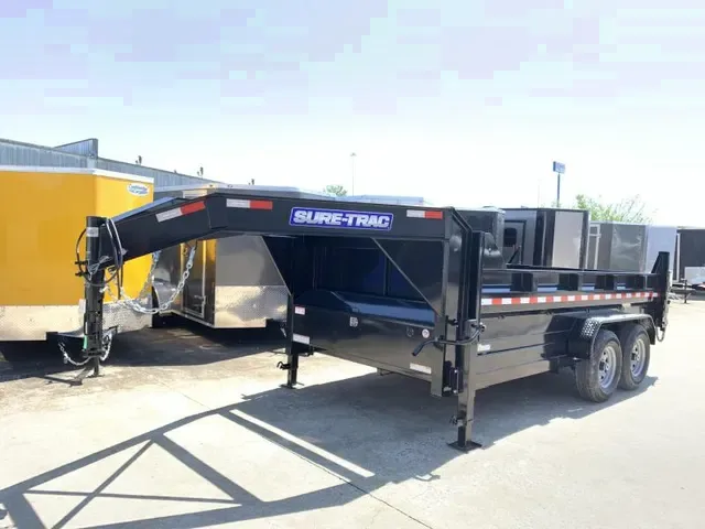 2025 Sure-Trac Gooseneck Scissor Hoist 14' Dump Trailer