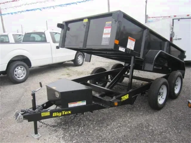 10ft Single Ram Dump Trailer w/Spare Mount
