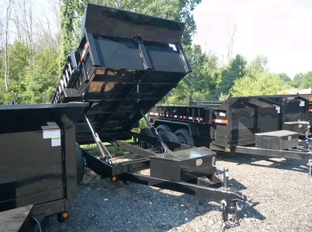 10ft Dump Trailer w/Hydraulic Scissor Lift