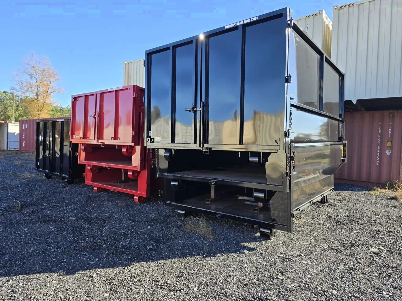 Roll-Off 2025 X U-dump 16 yard dump rolloff trailer bin Roll-Off Trailers-DUMP-16YARD-6747