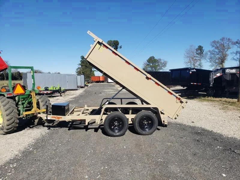 Down 2 Earth Trailers 6x10 24" high side 7k Dump Trailer