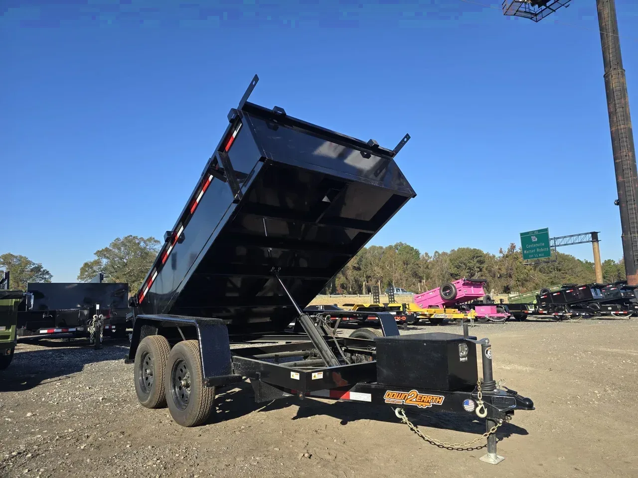 Dump 2027 6X10 Down 2 Earth Trailers 6×10 7k small dump trailer landscape