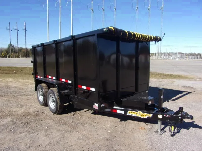 Down 2 Earth Trailers 6x12 48 high side 10k Dump Trailer