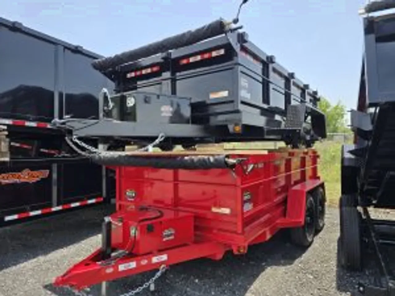Dump Trailer 2026 6X12 Prospector Trailers 6×12 Tandem Axle 10K Dump Trailer -dump612-109674 6 ft. x12 ft.