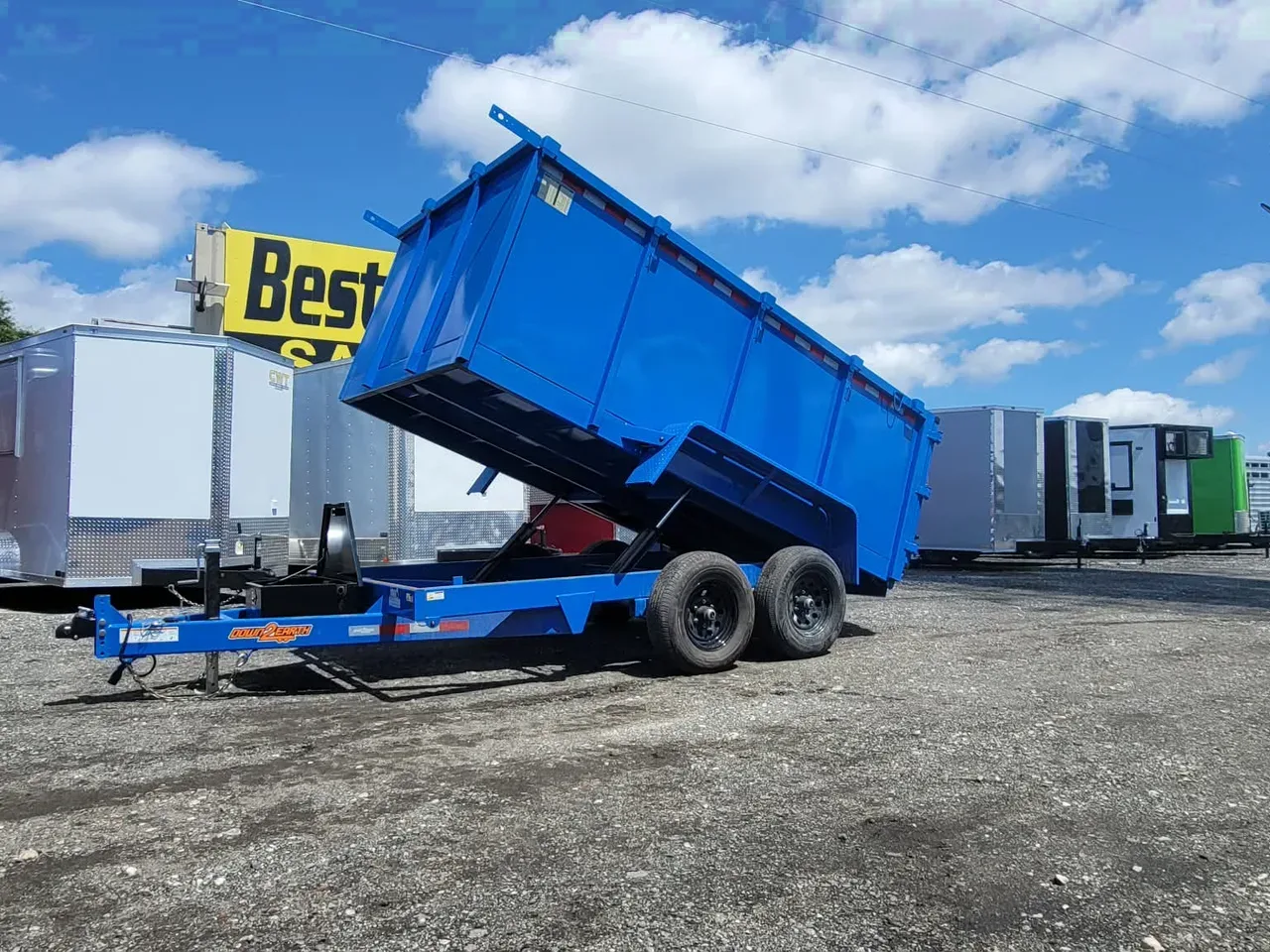 Dump Trailer 2026 6X12 Down 2 Earth Trailers 6×12 10K 48″ Sides Dump Trailer -dump612-132092 6 ft. x12 ft.