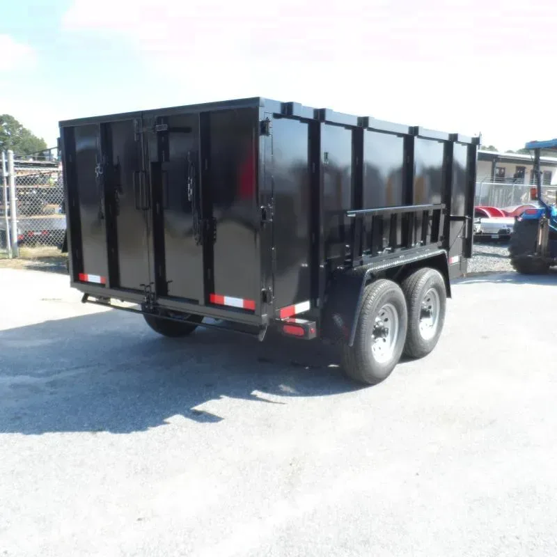 Down 2 Earth Trailers 7x12 48 high side 14k Dump Trailer