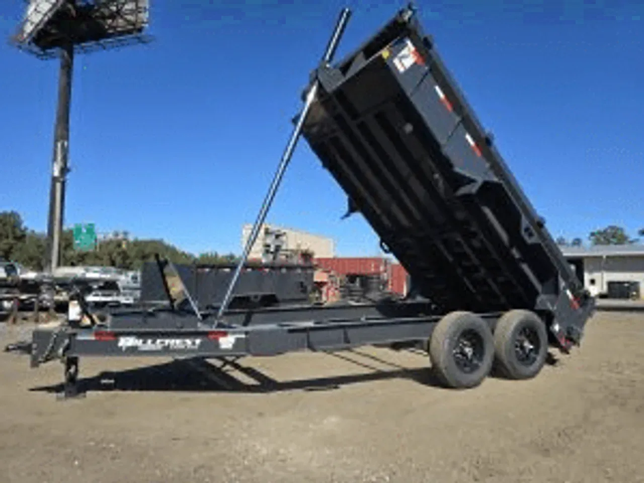 Dump 2027 7X14 Hillcrest Trailers 7&amp;#215;14 24&amp;#8243; Sides 14K Dump Trailer -DUMP714-000822 7 ft. x14 ft.