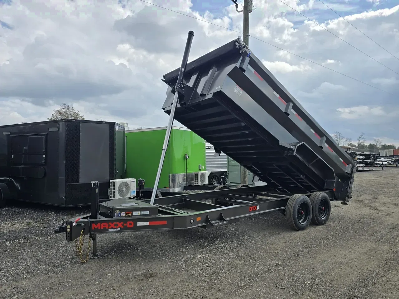 Dump Trailer 2026 7X16 MAXXD Trailers 7×16 17.5K DTX Telescopic Dump Trailer -dump716-141031 7 ft. x16 ft.