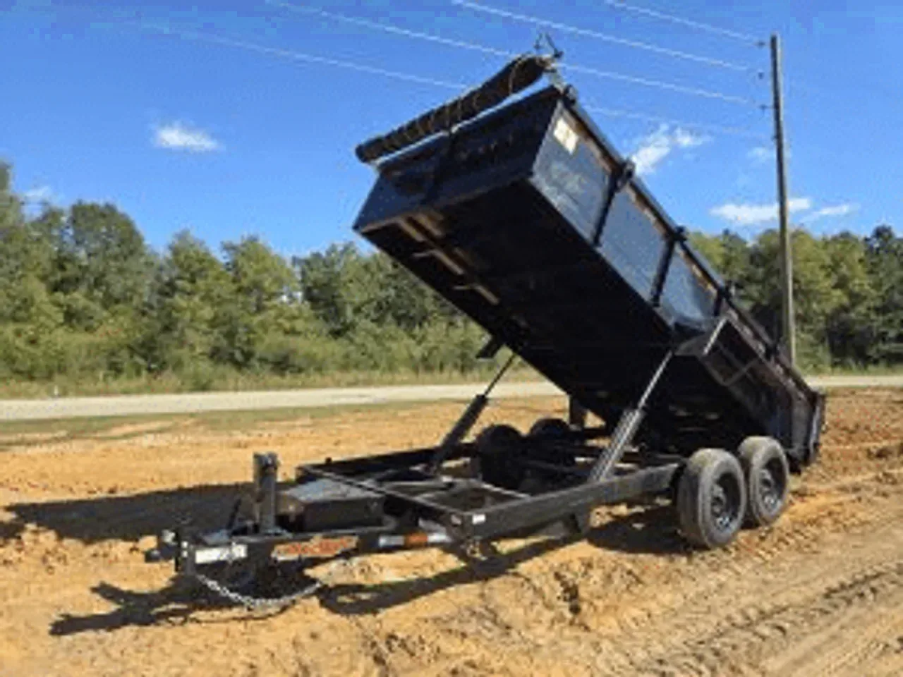 Dump 2026 7X16 Down 2 Earth Trailers 7×16 16K Dual Cylinder Dump Trailer