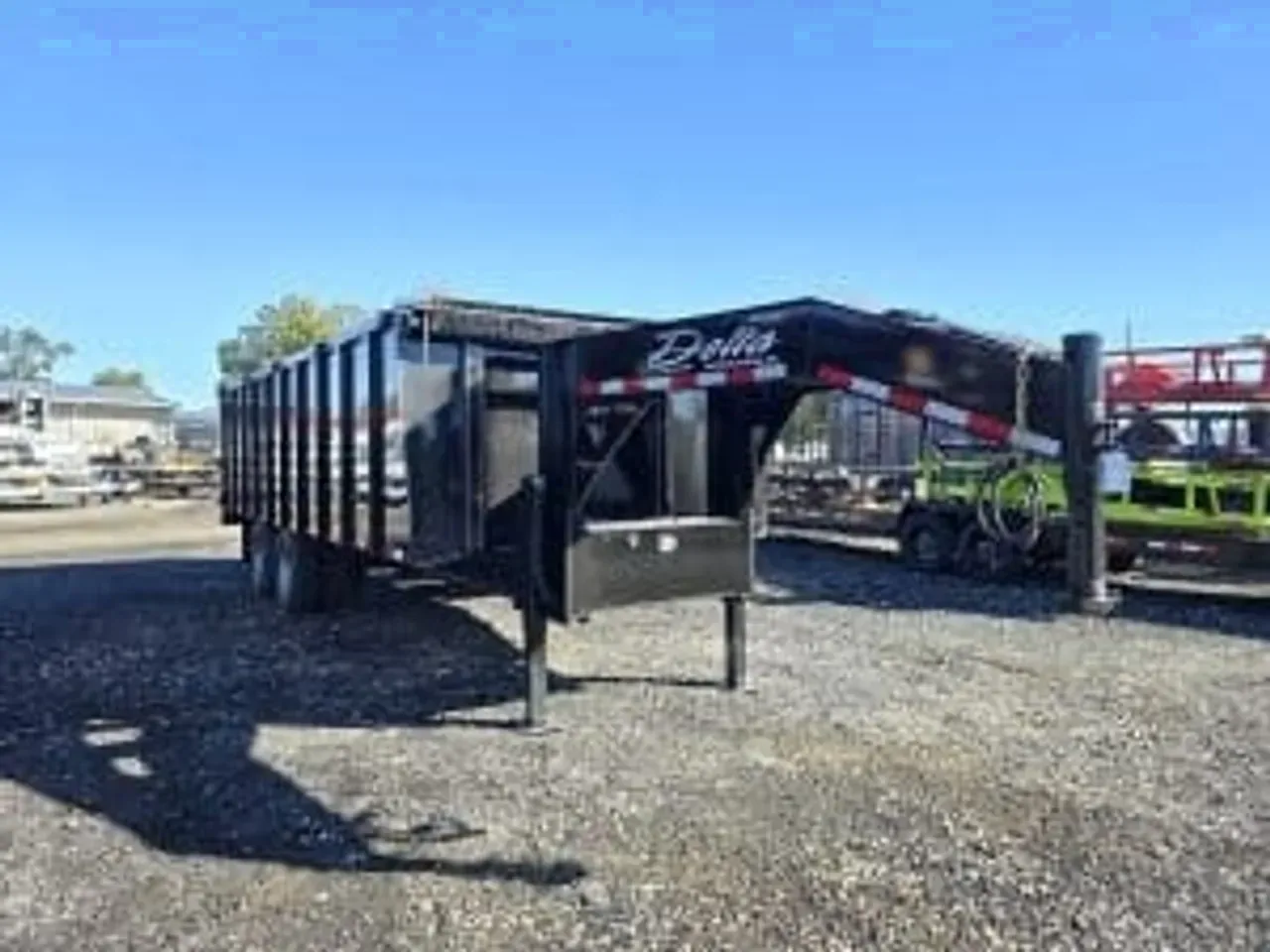 Dump Trailer 2025 8.50X20 Delta Trailers 8X20′ 10 ton dump trailer gooseneck 24 yard dumpster -DUMPGN820-068058 8.50 ft. x20 ft.